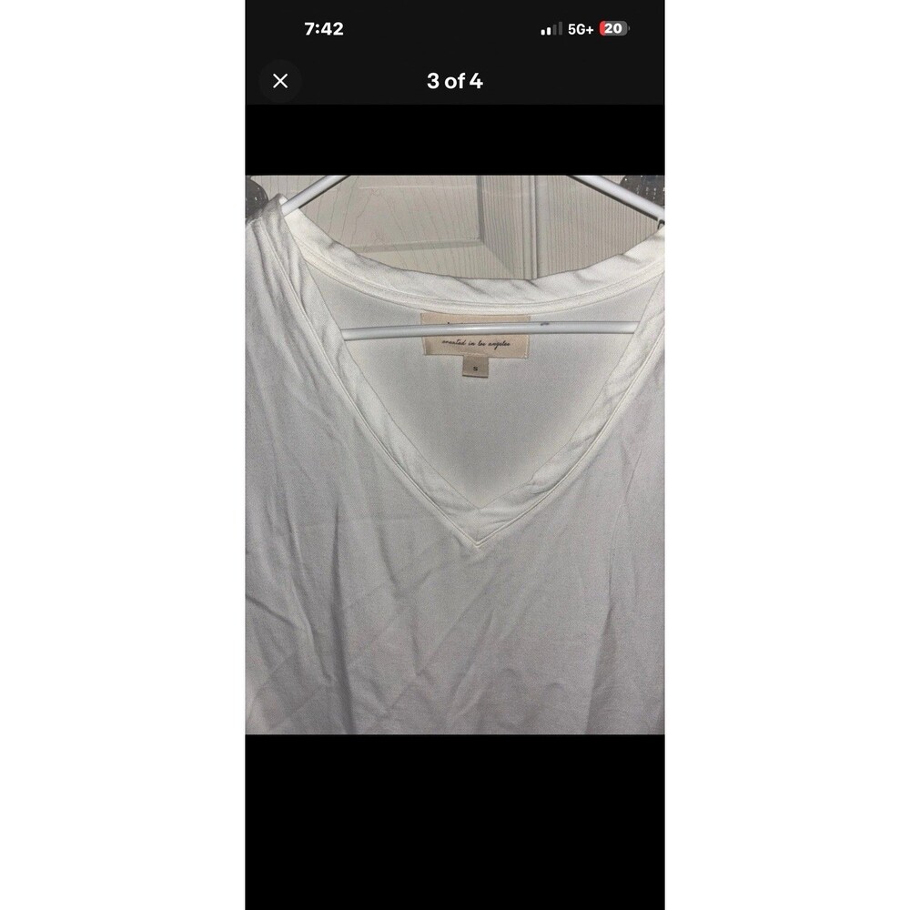 Cloth & Stone Shirt Womens Small Burnt Orange And White Shirt 2 Pack Small - Picture 6 of 7